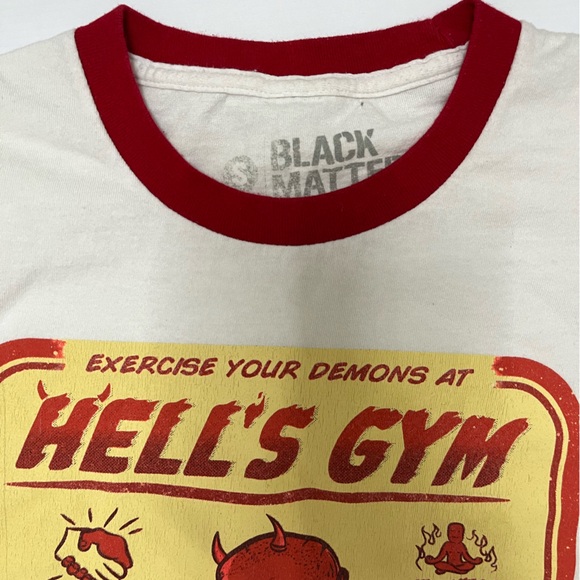 Black Matter - Y2K Hells Gym tee - size small - Picture 10 of 11